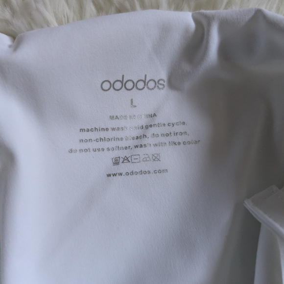 White Swim Skirt Cover-Up, Padded Any Exercise - Picture 14 of 15